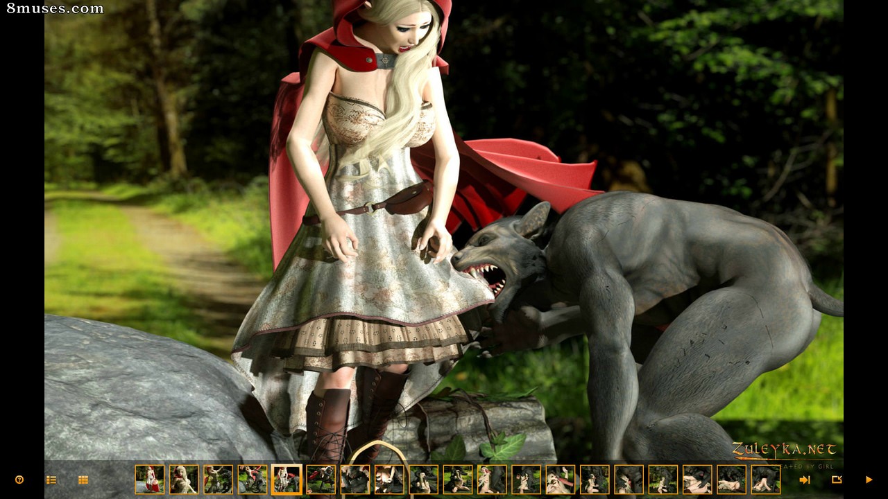 Zuleyka 3D Comics - लाल सवारी हूड - पेज 5