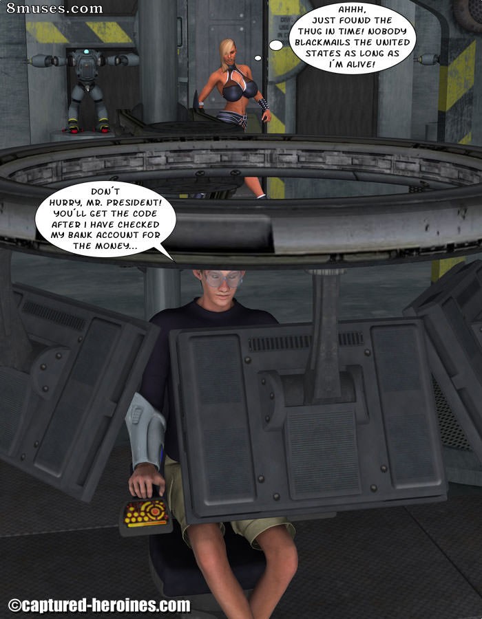 Captured-Heroines Comics - El primer ataque de los frikis - Página 3