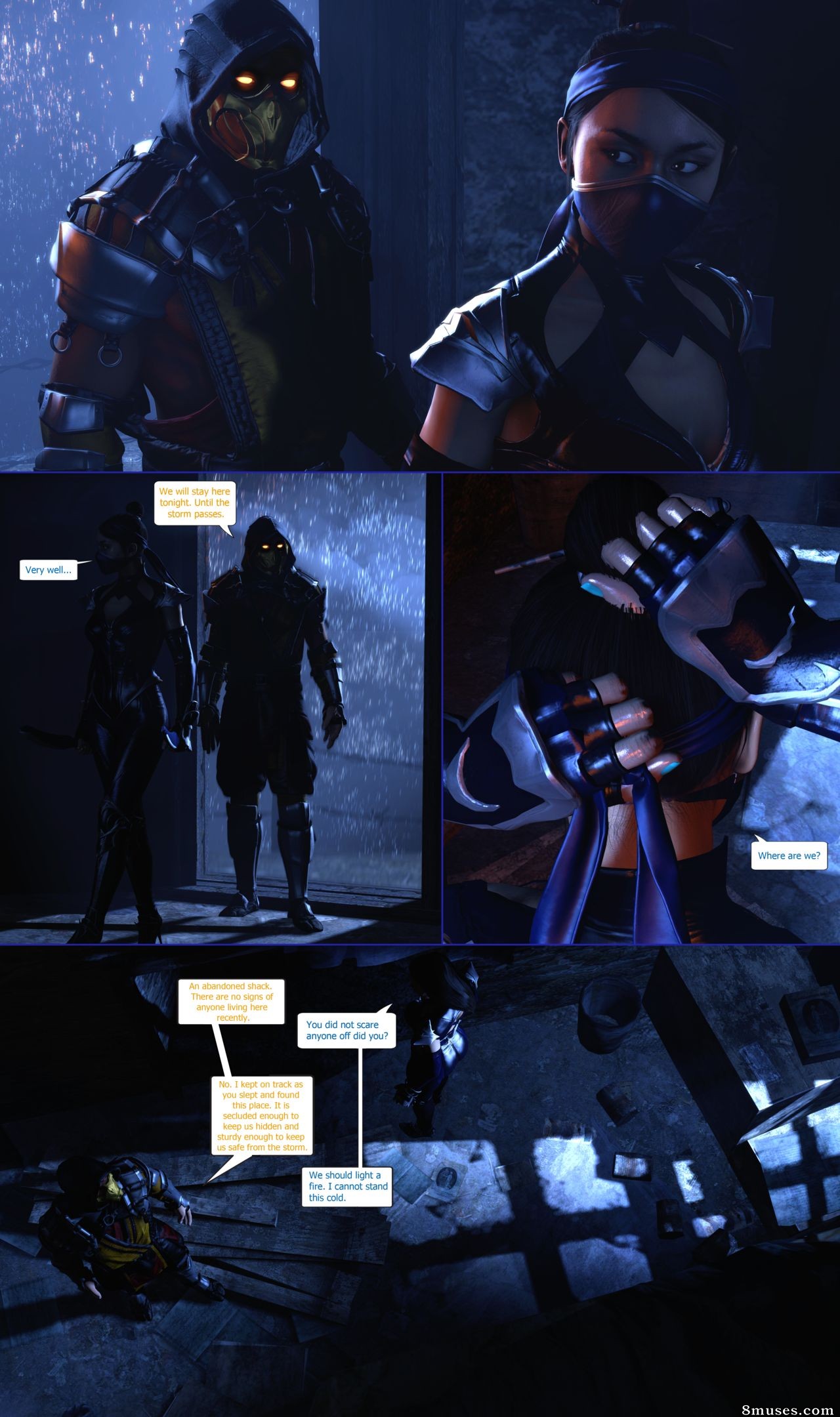 Smokescreen117 - Blue Flames (Mortal Kombat) - Page 3