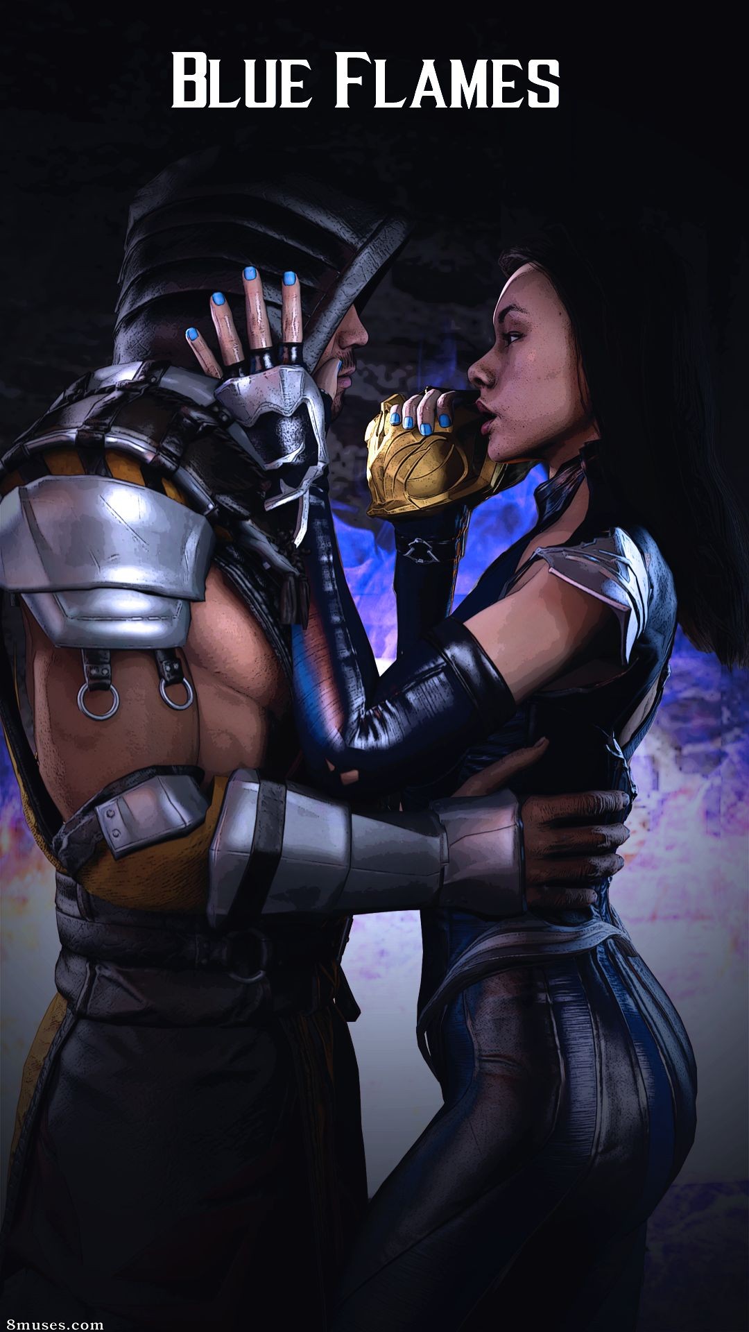Smokescreen117 - Blue Flames (Mortal Kombat) - Page 1