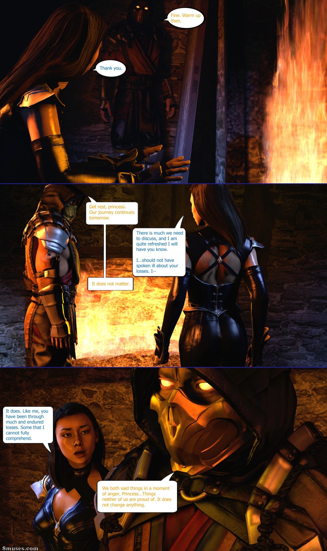 Smokescreen117 - Blue Flames (Mortal Kombat) - Page 5