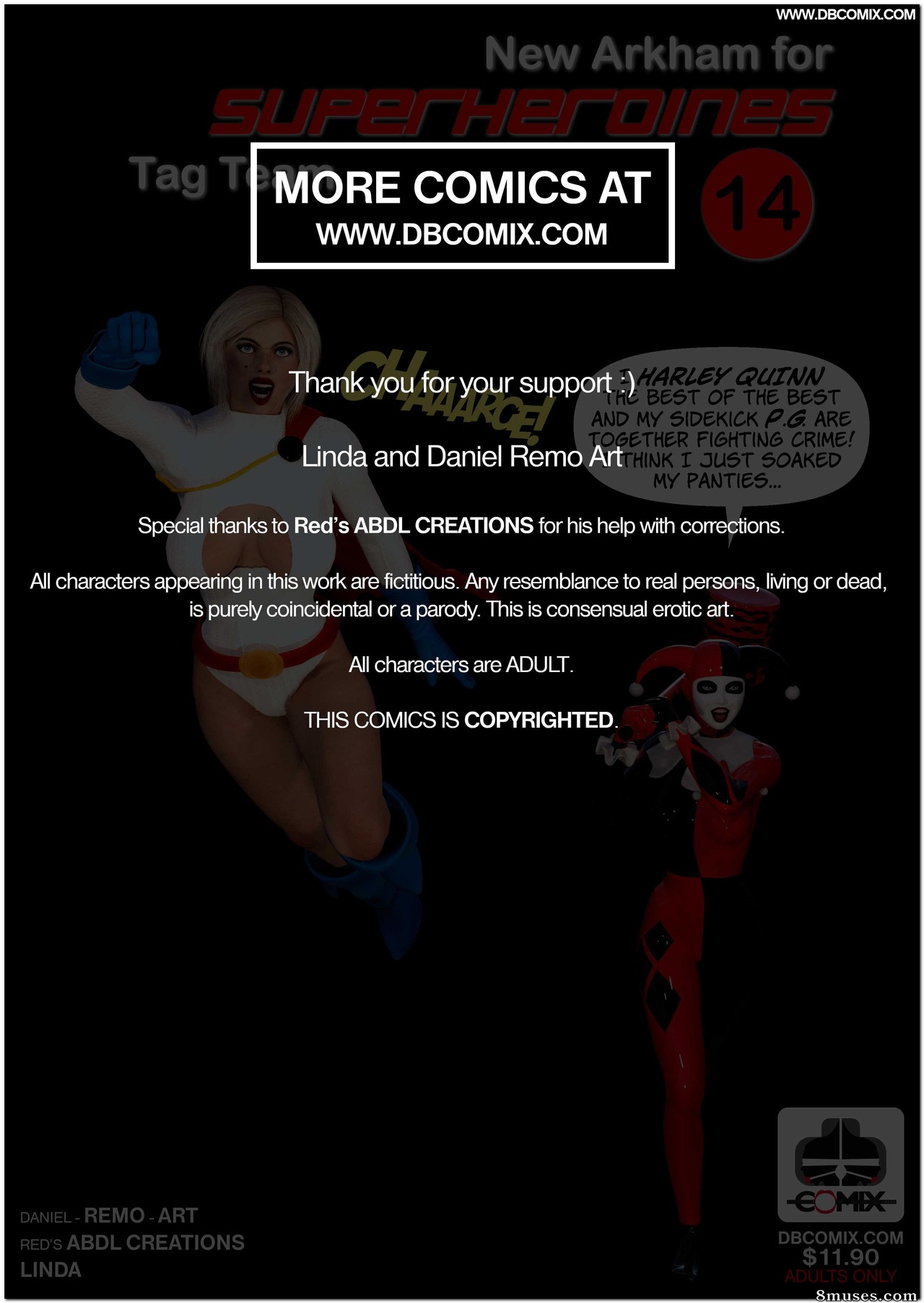 New Arkham For Superheroines - Issue 15 - Page 124