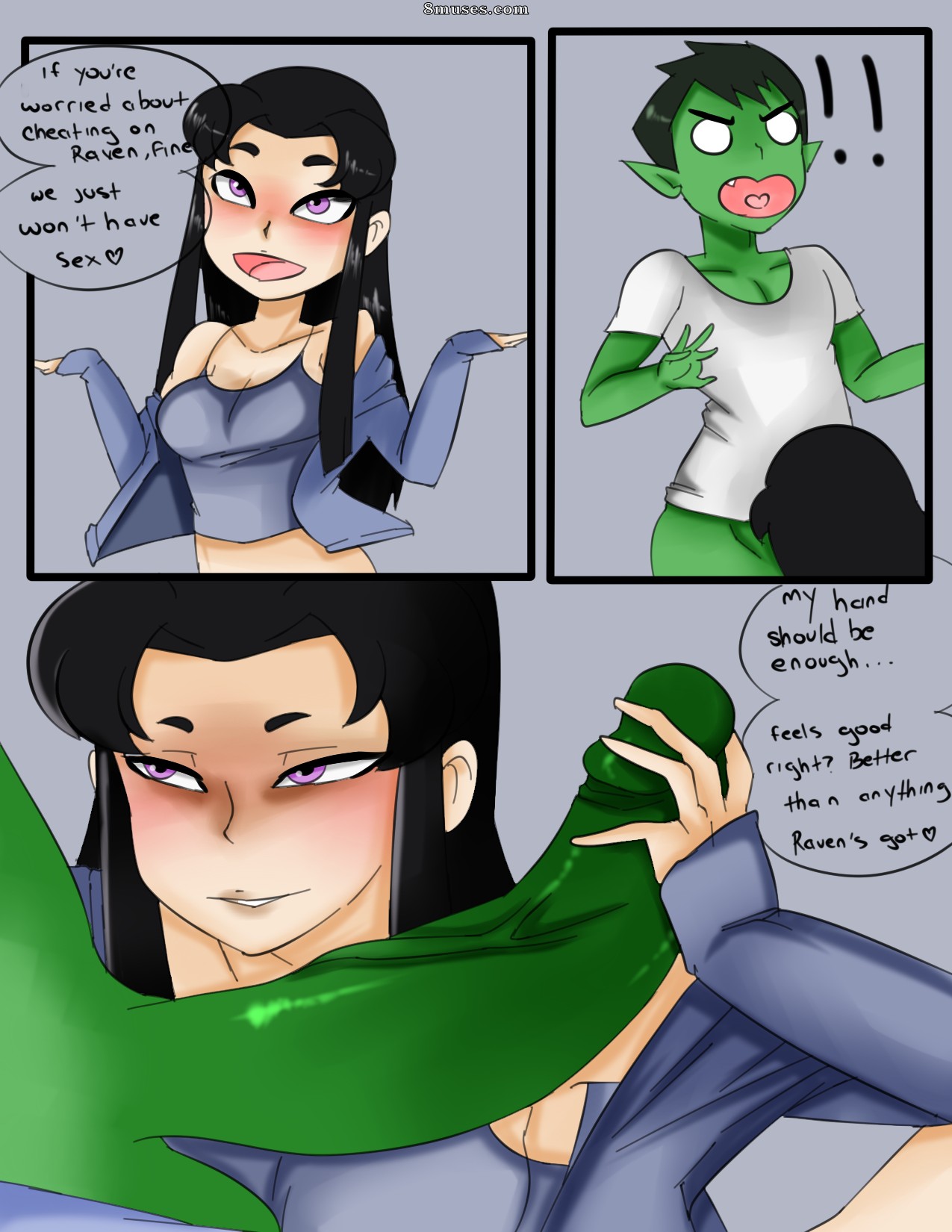 Inuyuru Comics - Sozinho com Blackfire - Página 2