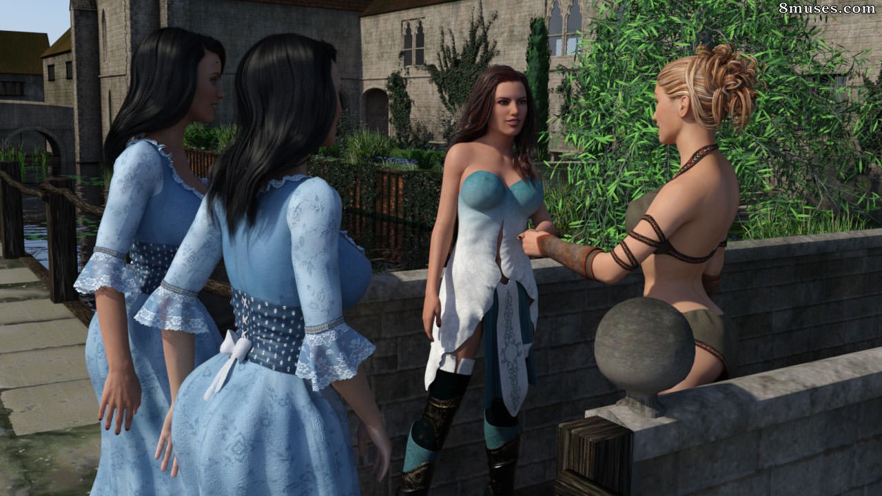 JillGates - Twins Petition the Throne Lesbian Scene - Page 1