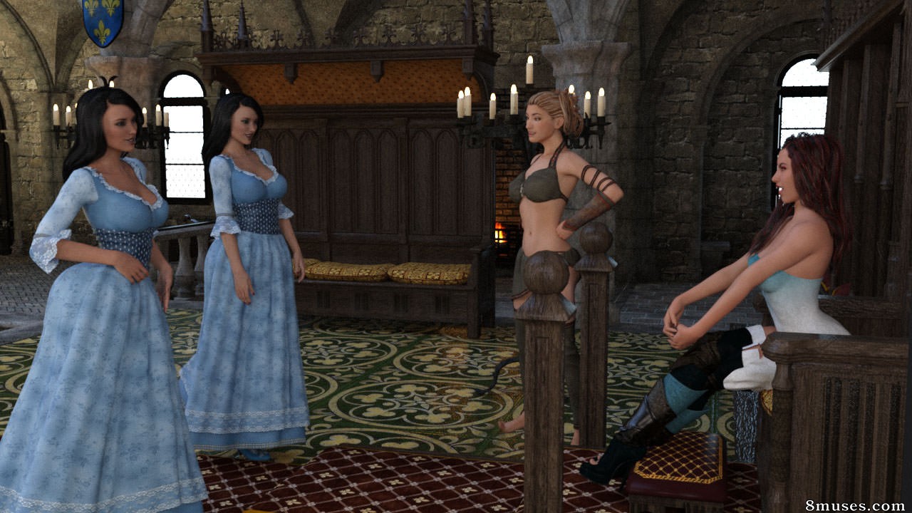 JillGates - Twins Petition the Throne Lesbian Scene - Page 5