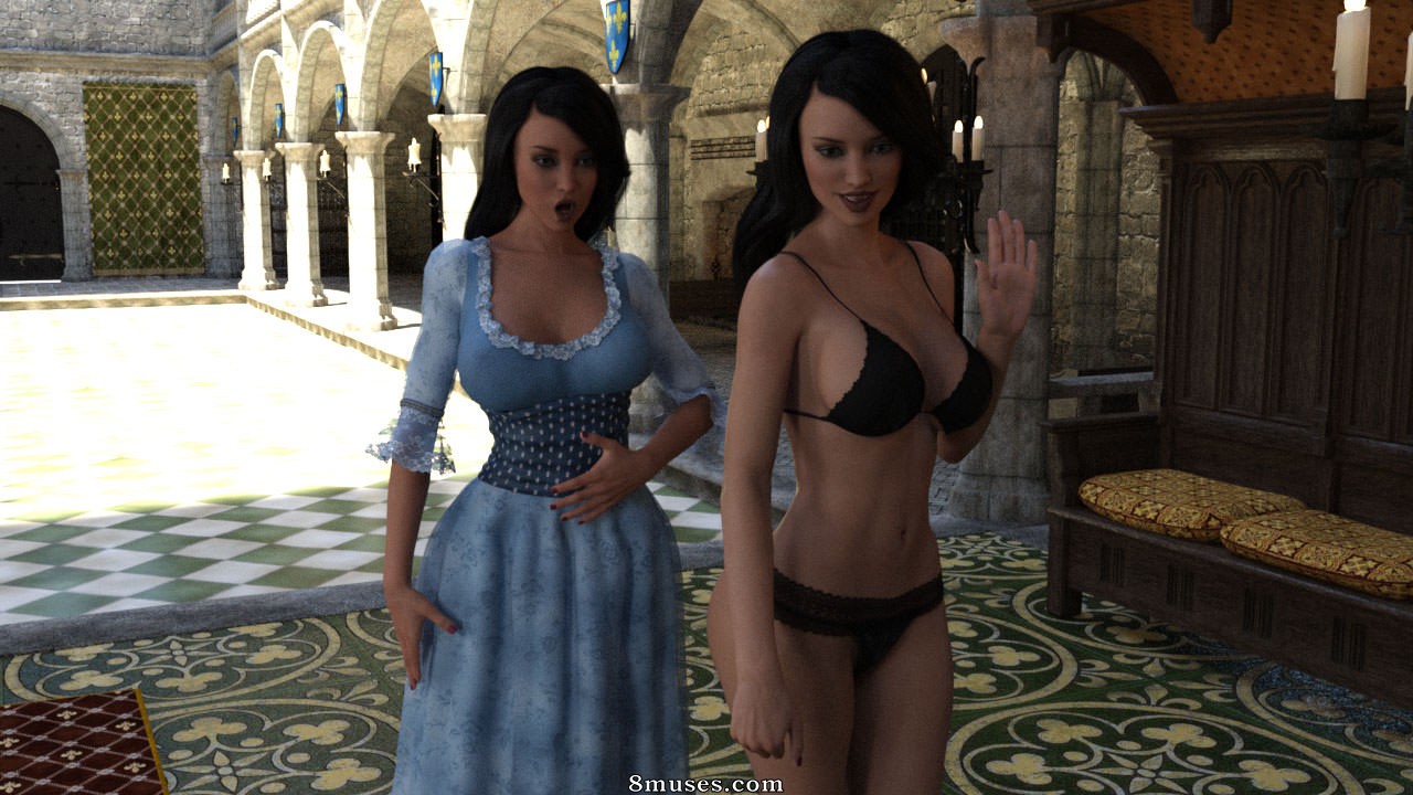 JillGates - Twins Petition the Throne Lesbian Scene - Page 9