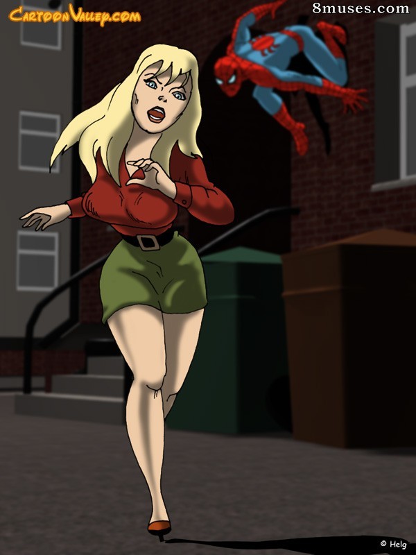 Cartoon Valley - Homem-Aranha transando com Gwen - Página 1