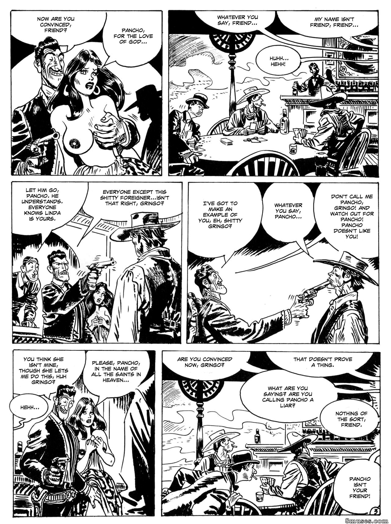 Jordi Bernet Comics - Snake - A fistful of Dollars - Page 11
