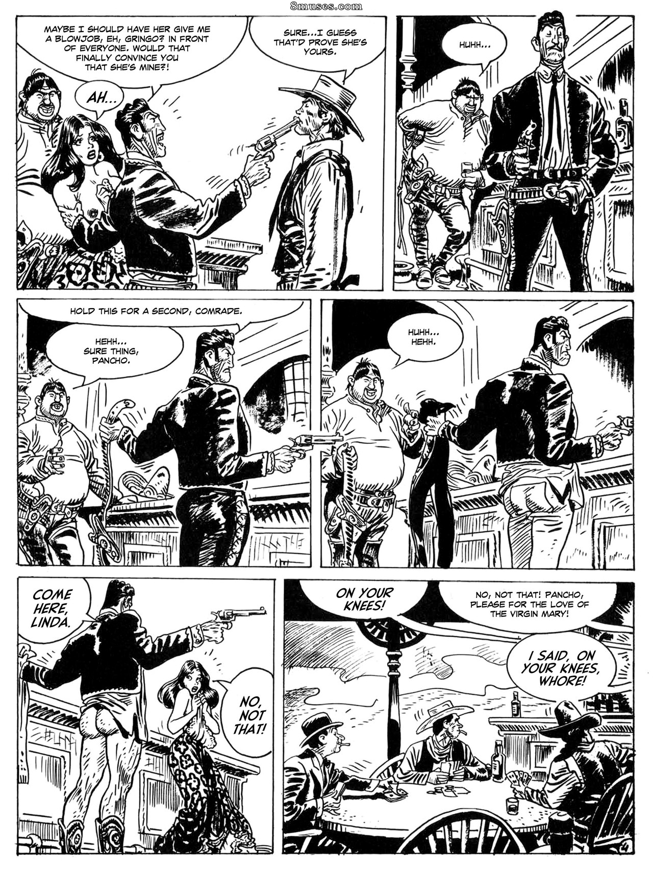Jordi Bernet Comics - Snake - A fistful of Dollars - Page 12