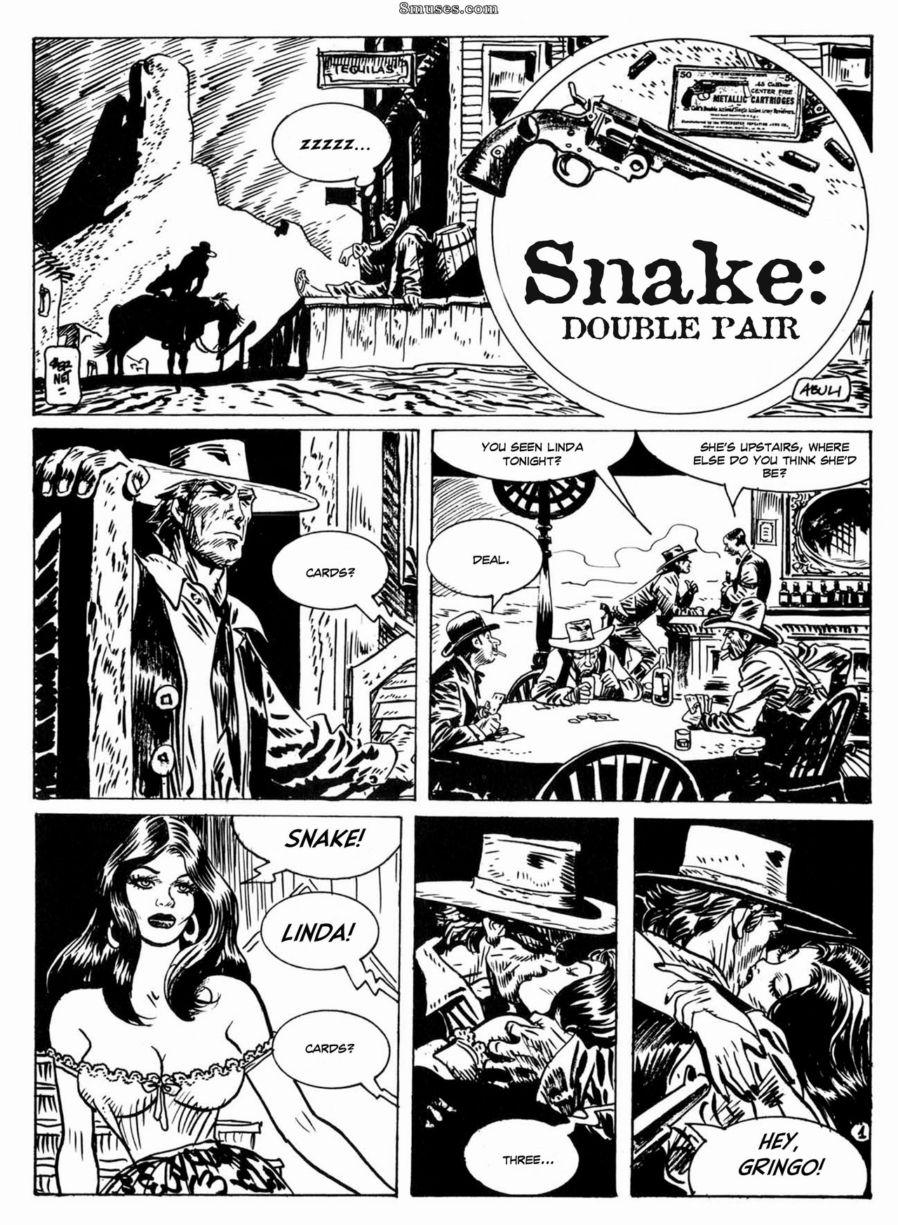 Jordi Bernet Comics - Snake - A fistful of Dollars - Page 9