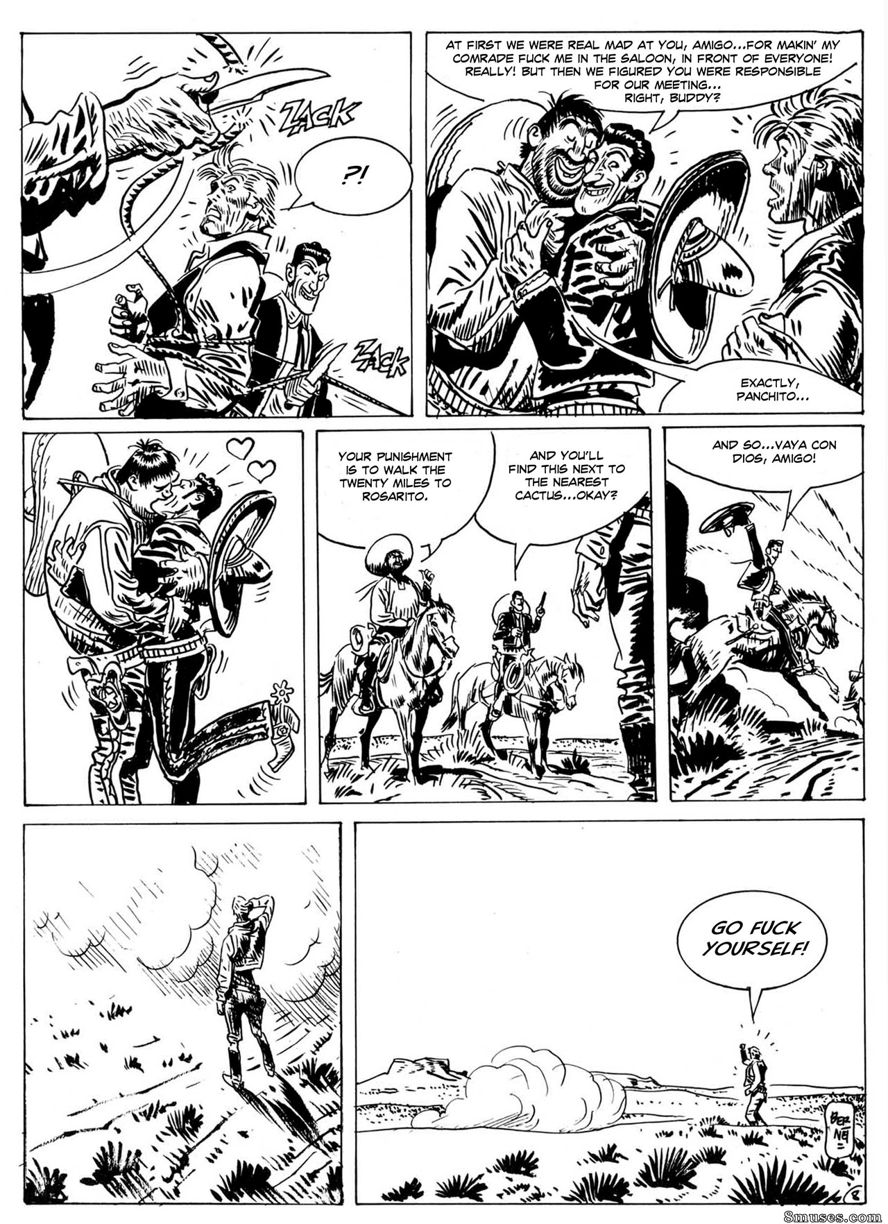 Jordi Bernet Comics - Snake - A fistful of Dollars - Page 56