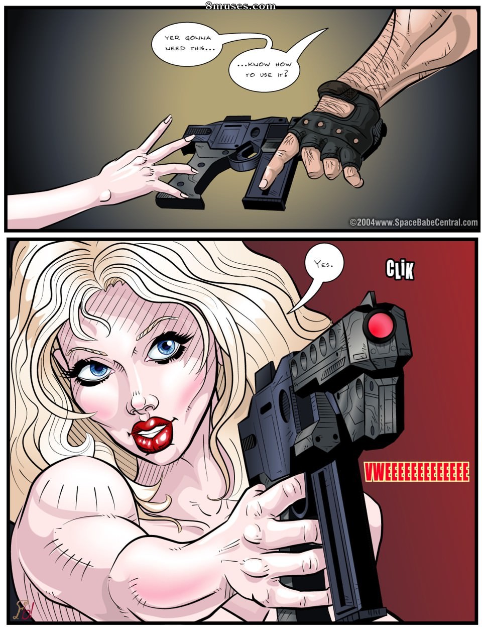 Space Babe Central - Dark Things - Page 88