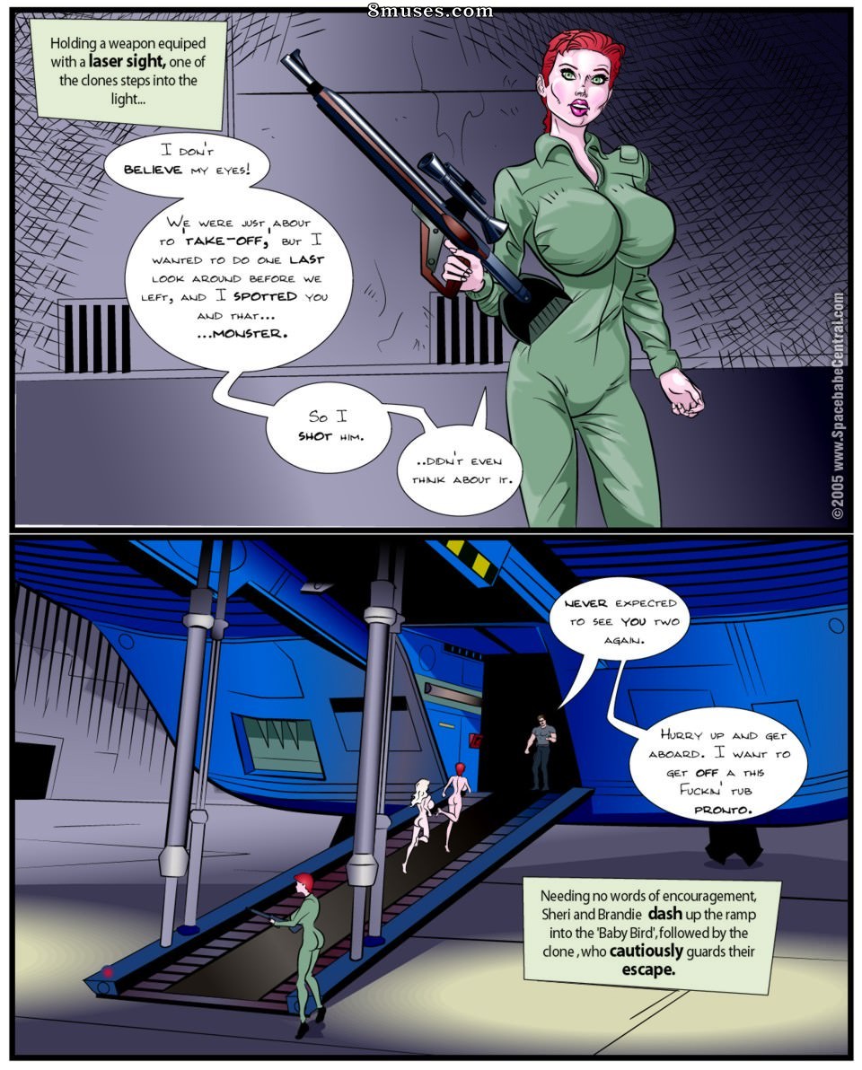 Space Babe Central - Dark Things - Page 120