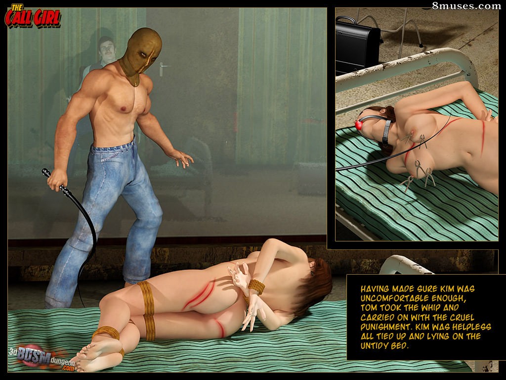 3D BDSM Dungeon Comics - A Garota de Programa - Página 35
