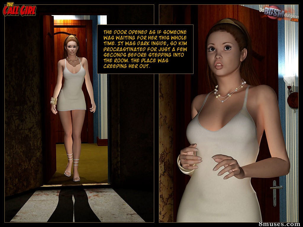 3D BDSM Dungeon Comics - La chica de compañía - Página 4