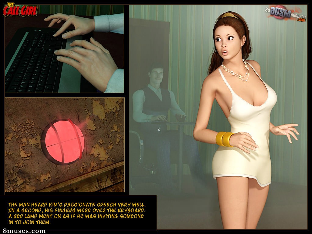 3D BDSM Dungeon Comics - A Garota de Programa - Página 8