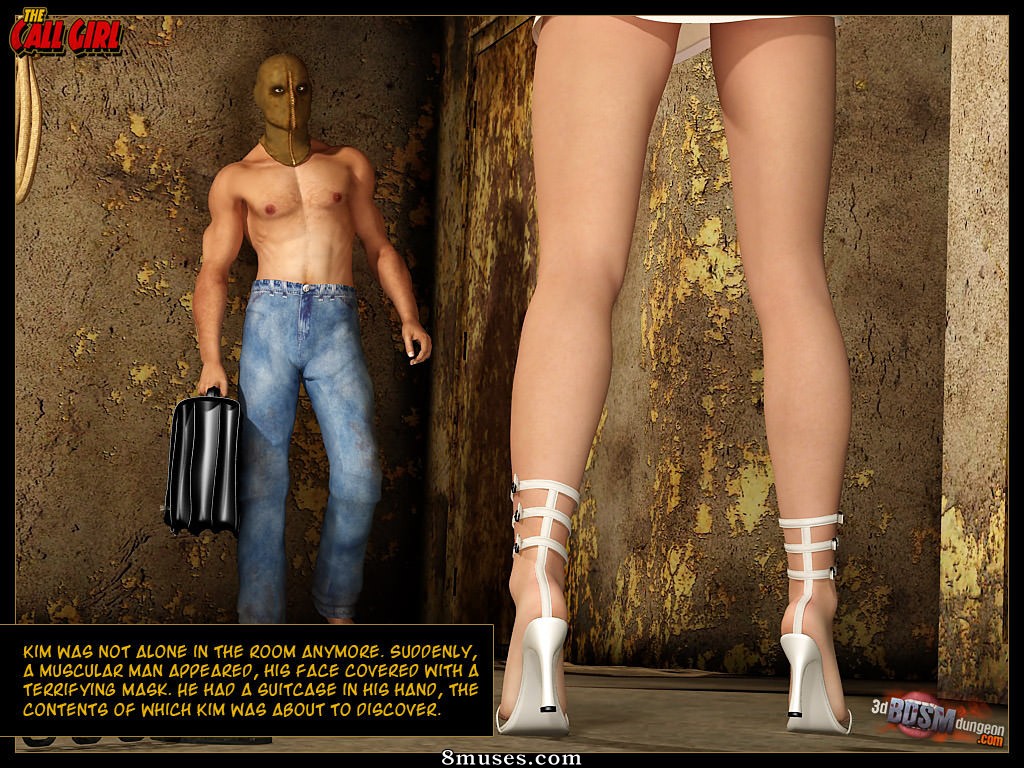 3D BDSM Dungeon Comics - A Garota de Programa - Página 9