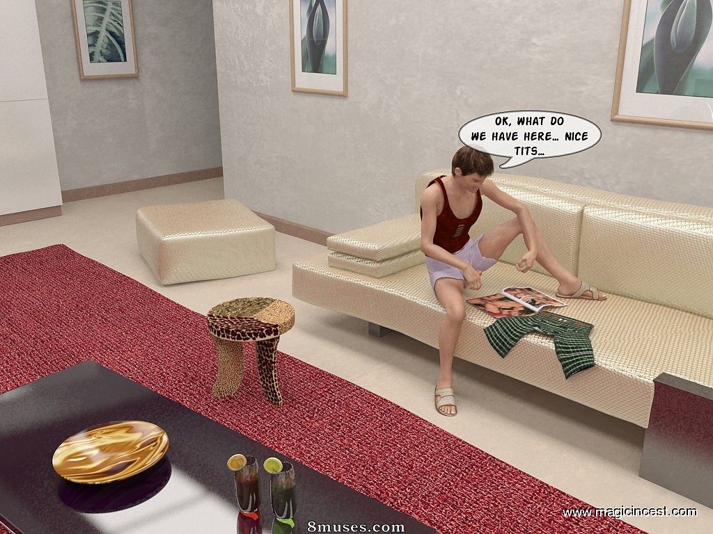 3D - Charles is jerking off again - Page 1