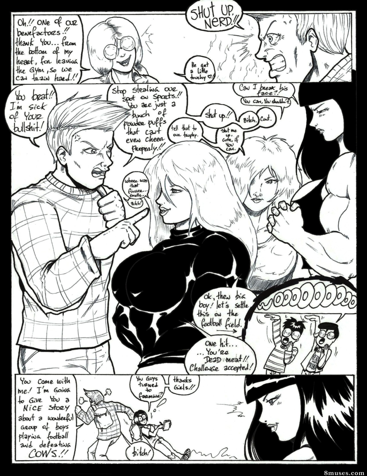 Comix de muscle féminin puissant - Poudres remises à neuf - Page 8