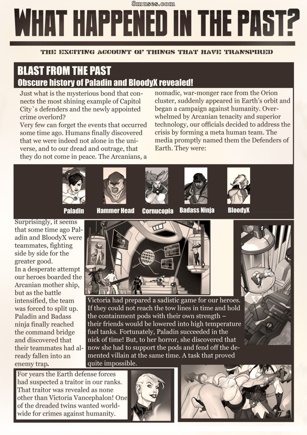 Superheroine Central Comics - Paladin - Sins of the Past - Page 6