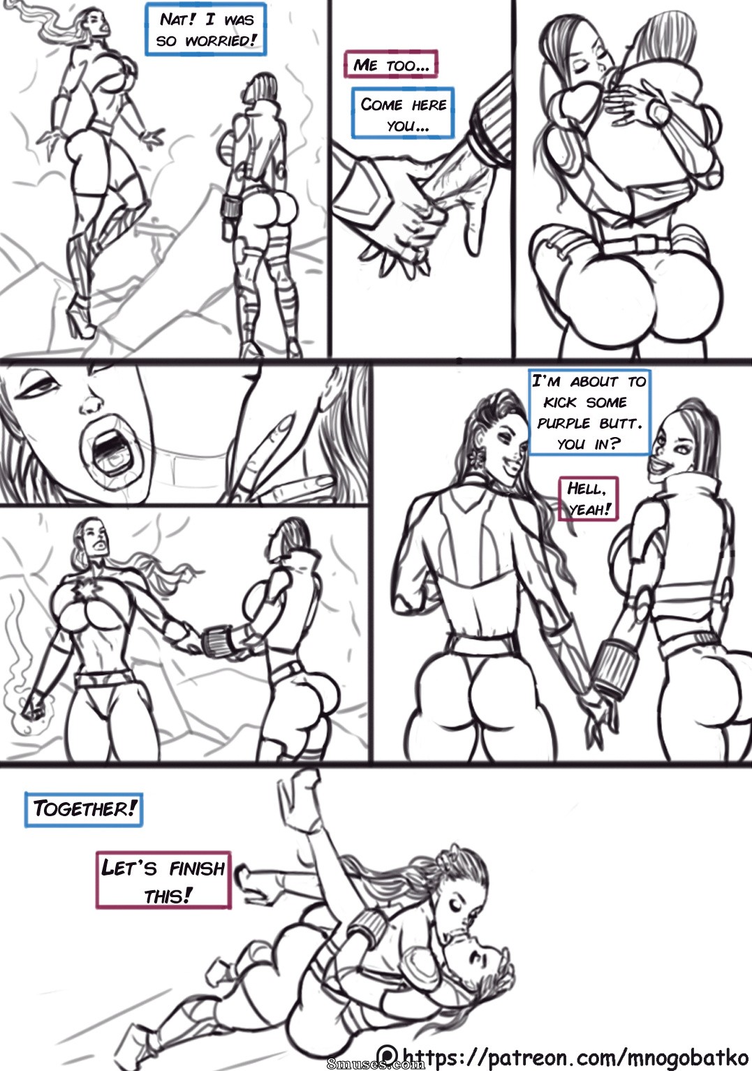 Quadrinhos Mnogobatko - Confronto nas guerras infinitas - Página 6