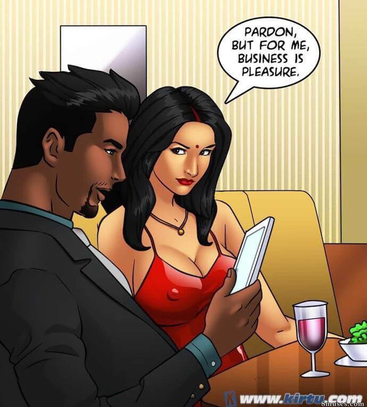 Kirtu.com Comics - Savita Bhabhi - Episodio 81 - Un arreglo especial - Página 44