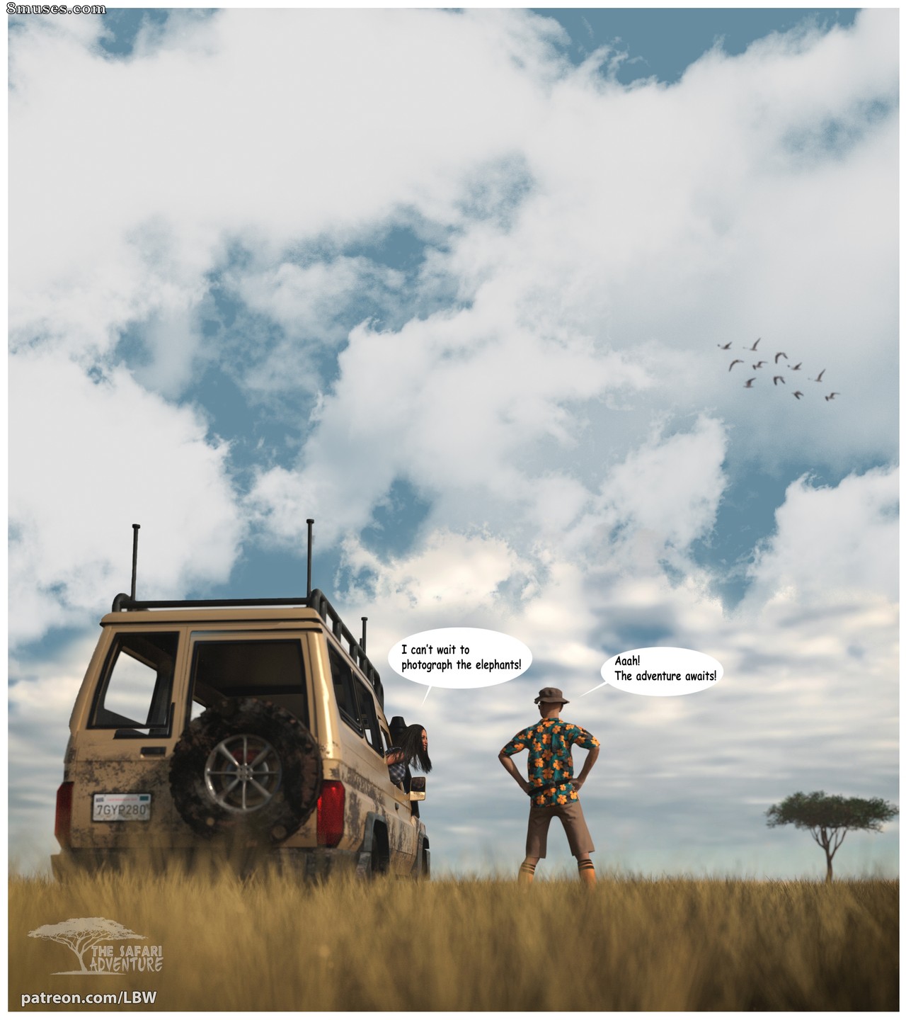 The Safari Adventure - Text - Page 1