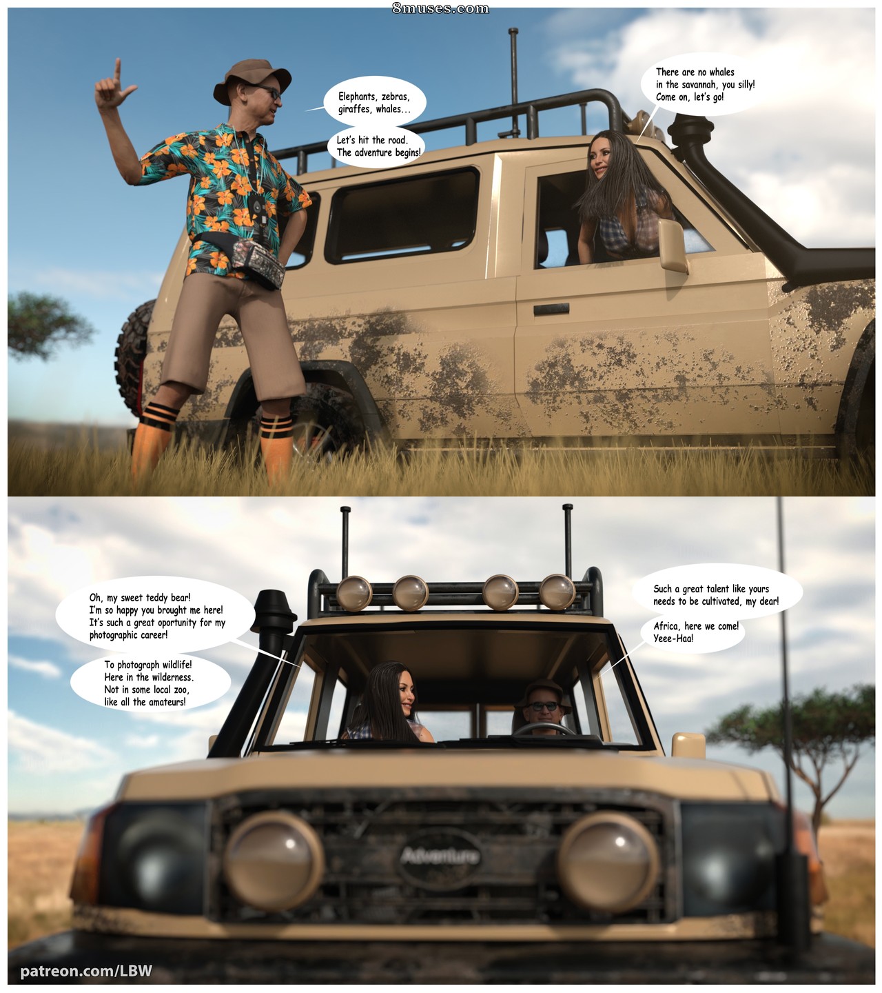 The Safari Adventure - Text - Page 2