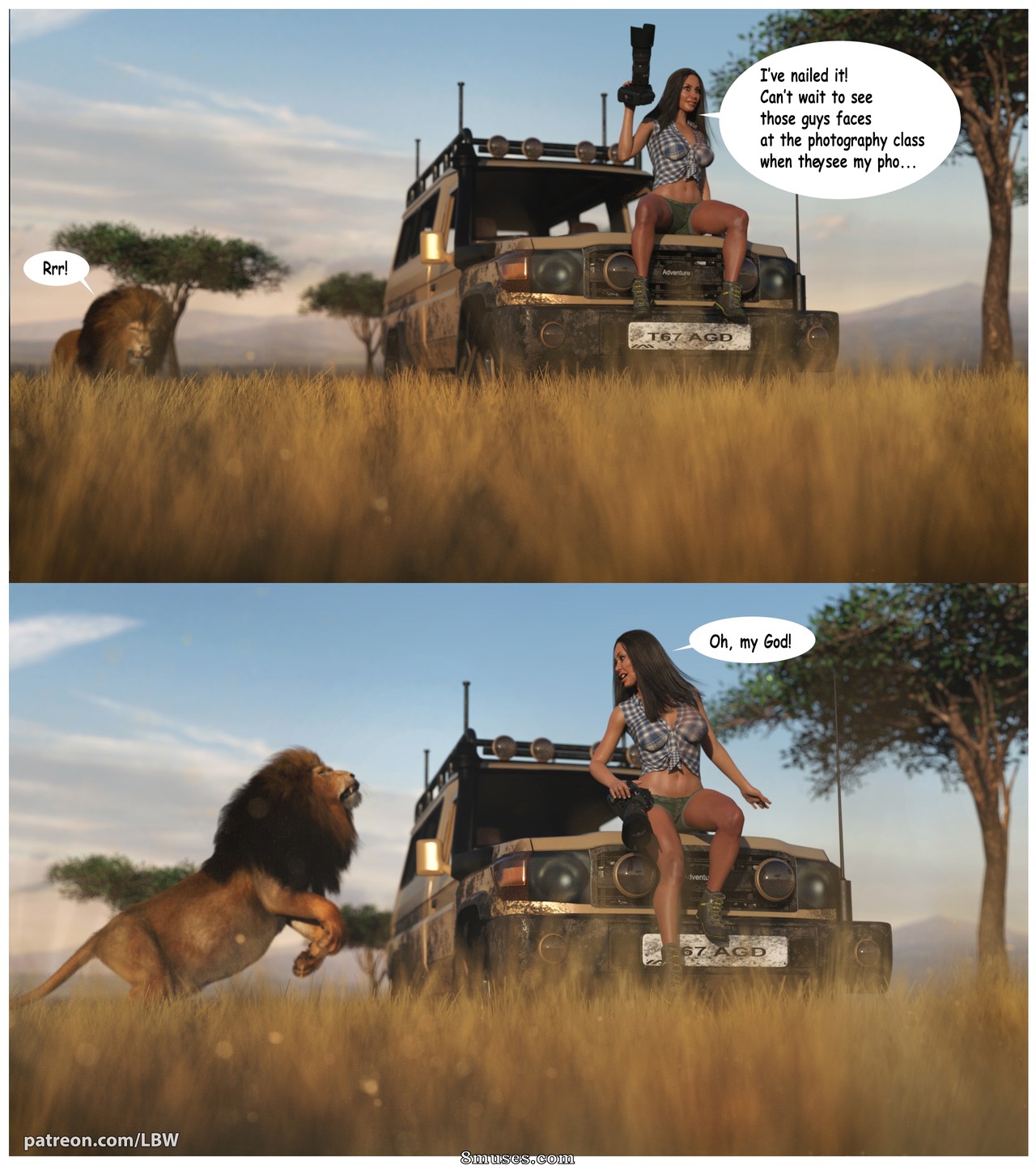 The Safari Adventure - Text - Page 7