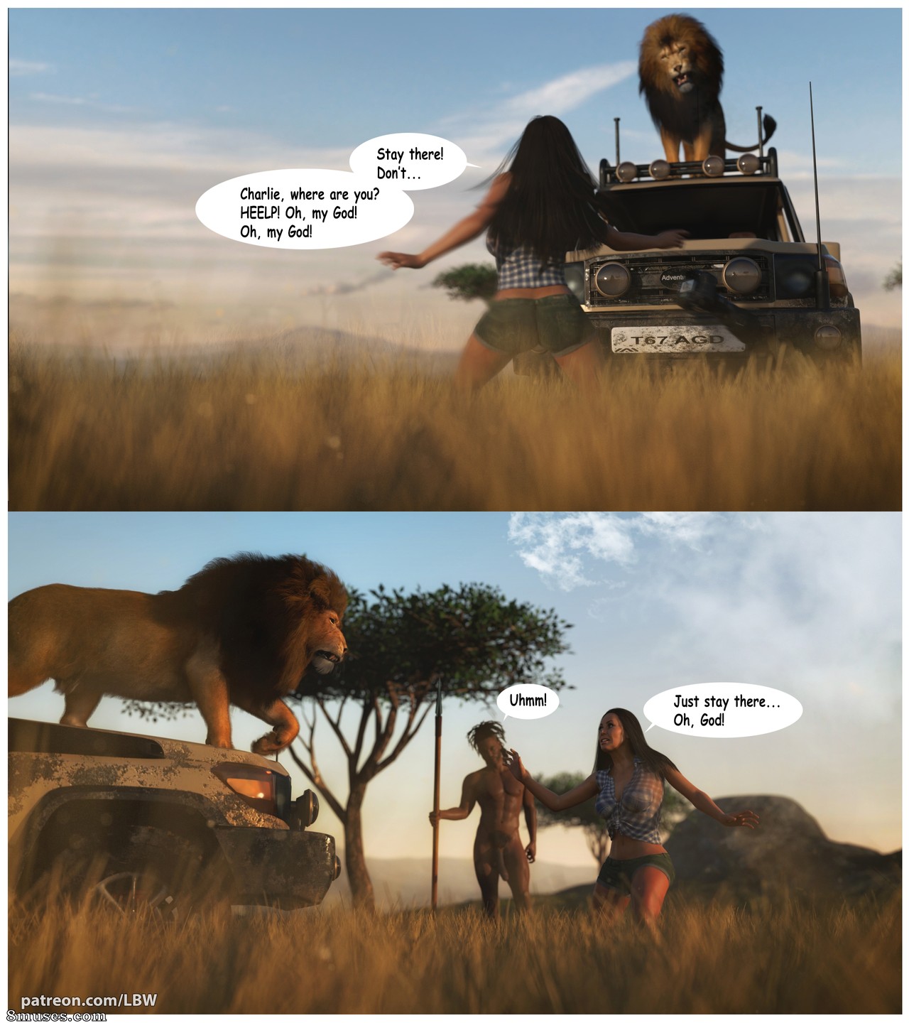The Safari Adventure - Text - Page 8