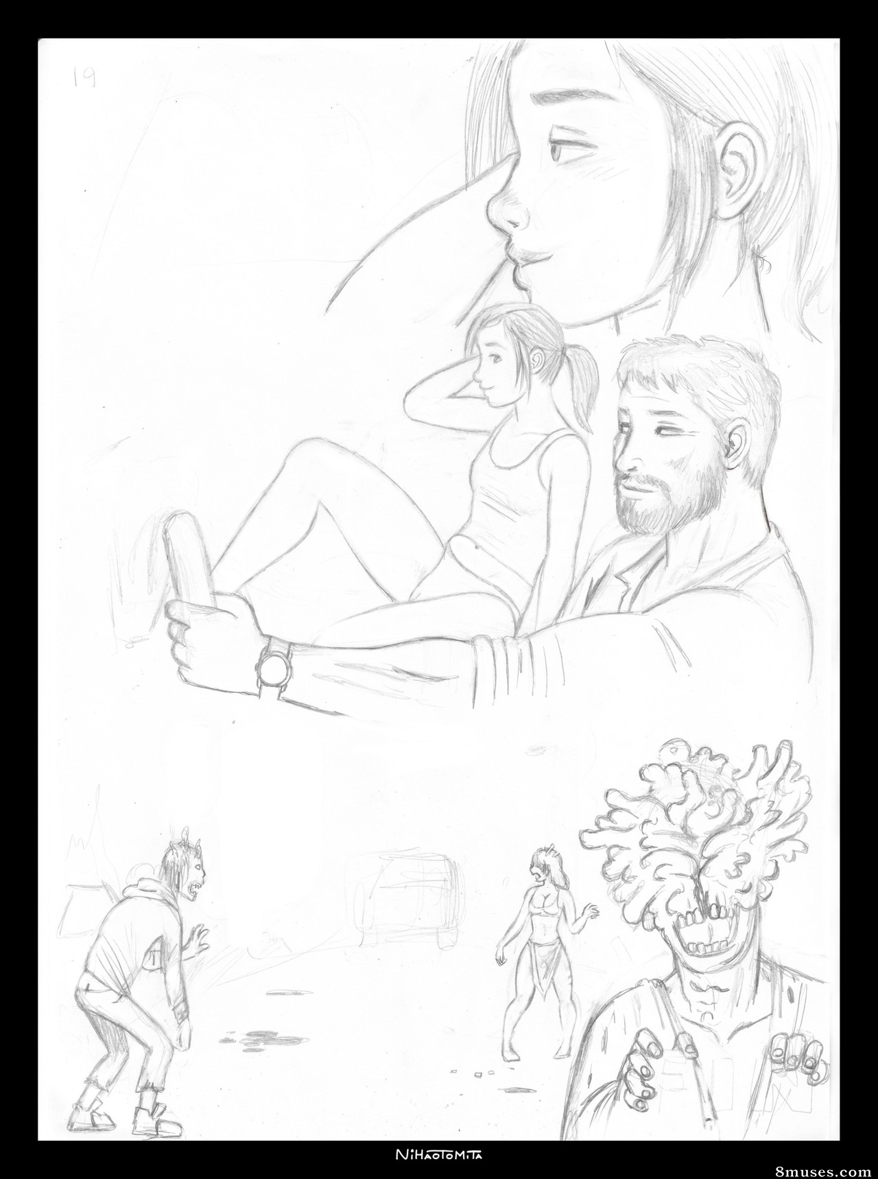 Sketches and Pinups - Black & White - Page 87