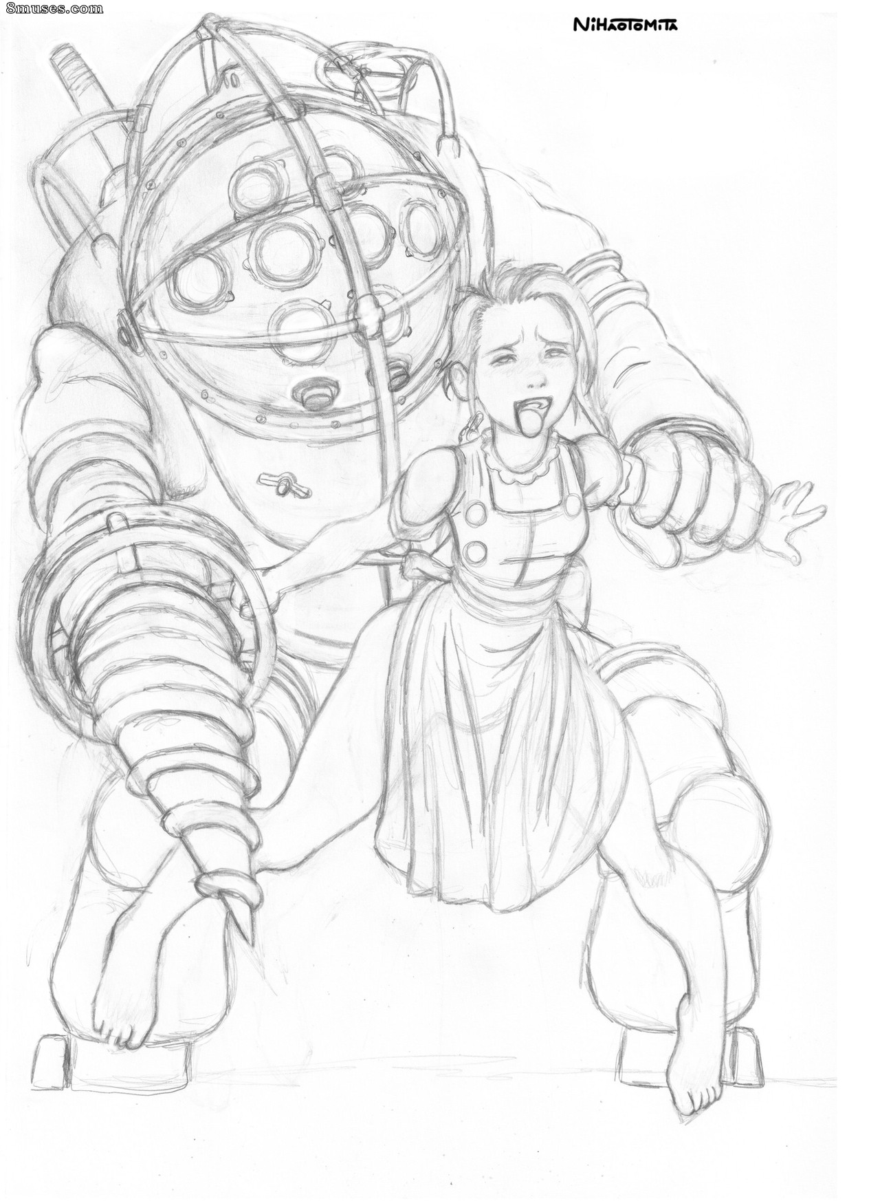 Sketches and Pinups - Black & White - Page 8