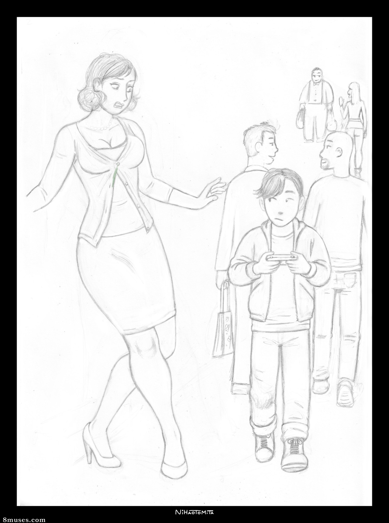 Sketches and Pinups - Black & White - Page 33