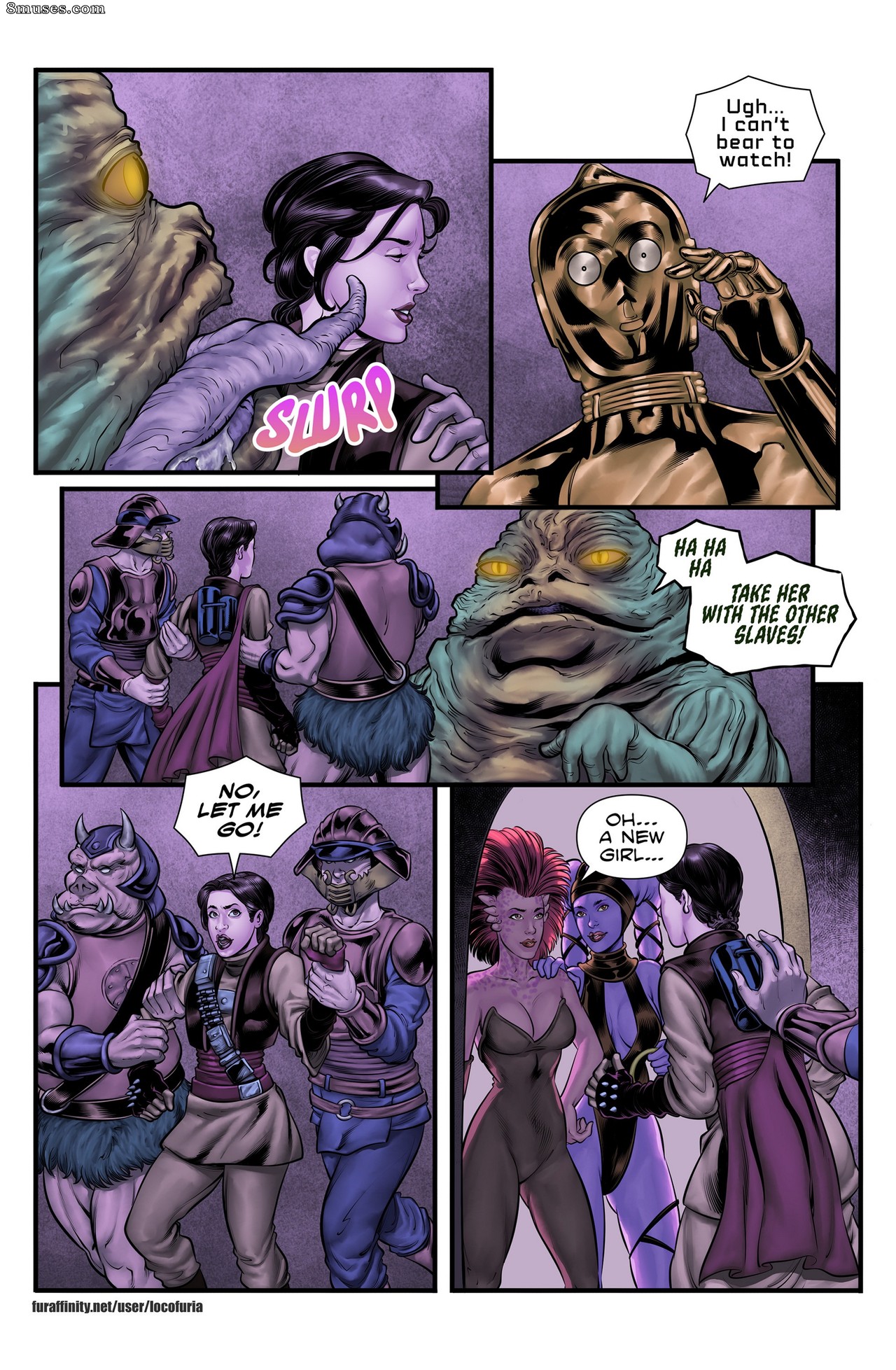 Locofuria Comics - As Escravas do Hutt - Página 9