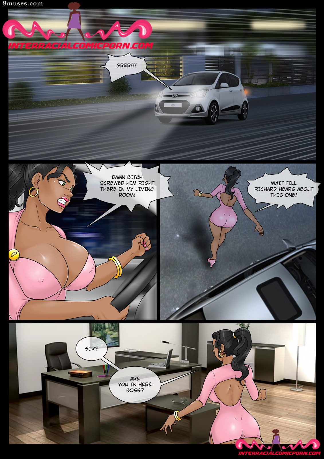 The New Neighbor - Issue 3 - Black Secretary - Page 1