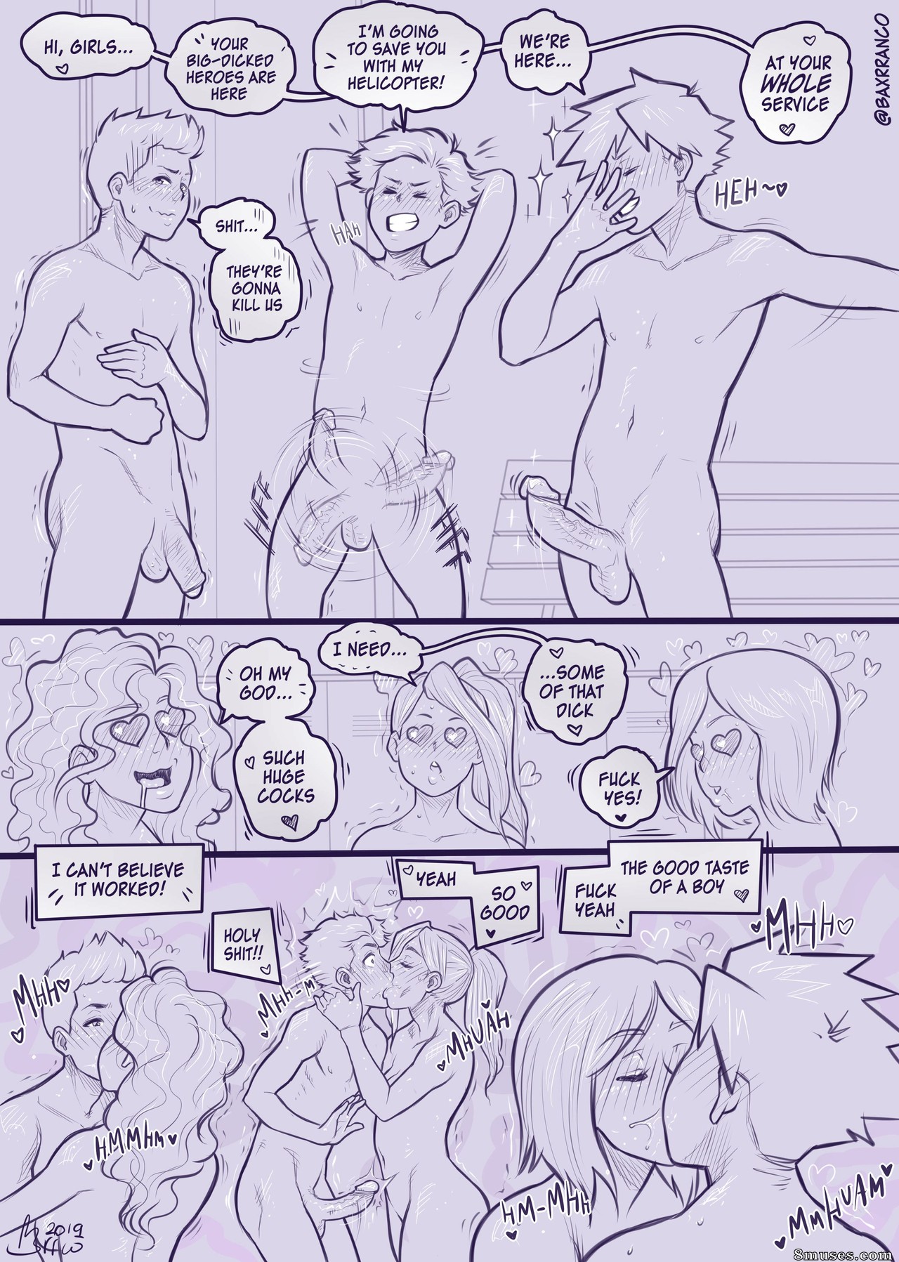 Melkormancin.com Comics - P.E. Orgy - Page 2