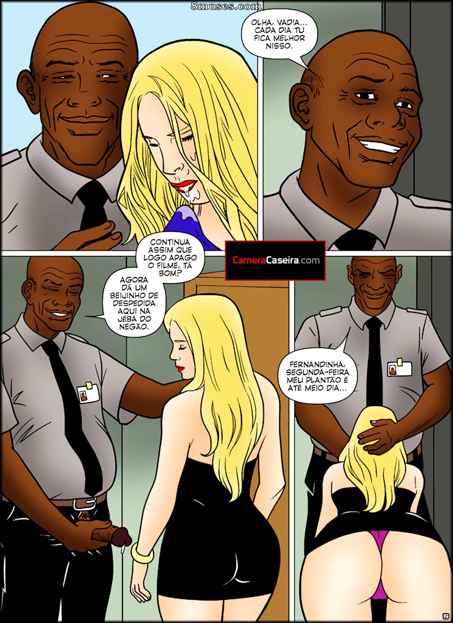 Page 20 | Various-Authors/CameraCaseira-Comics/Negros-Tarados-e-Dotados/3-A-Patricinha-e-o-Porteiro-2  | 8muses - Sex Comics