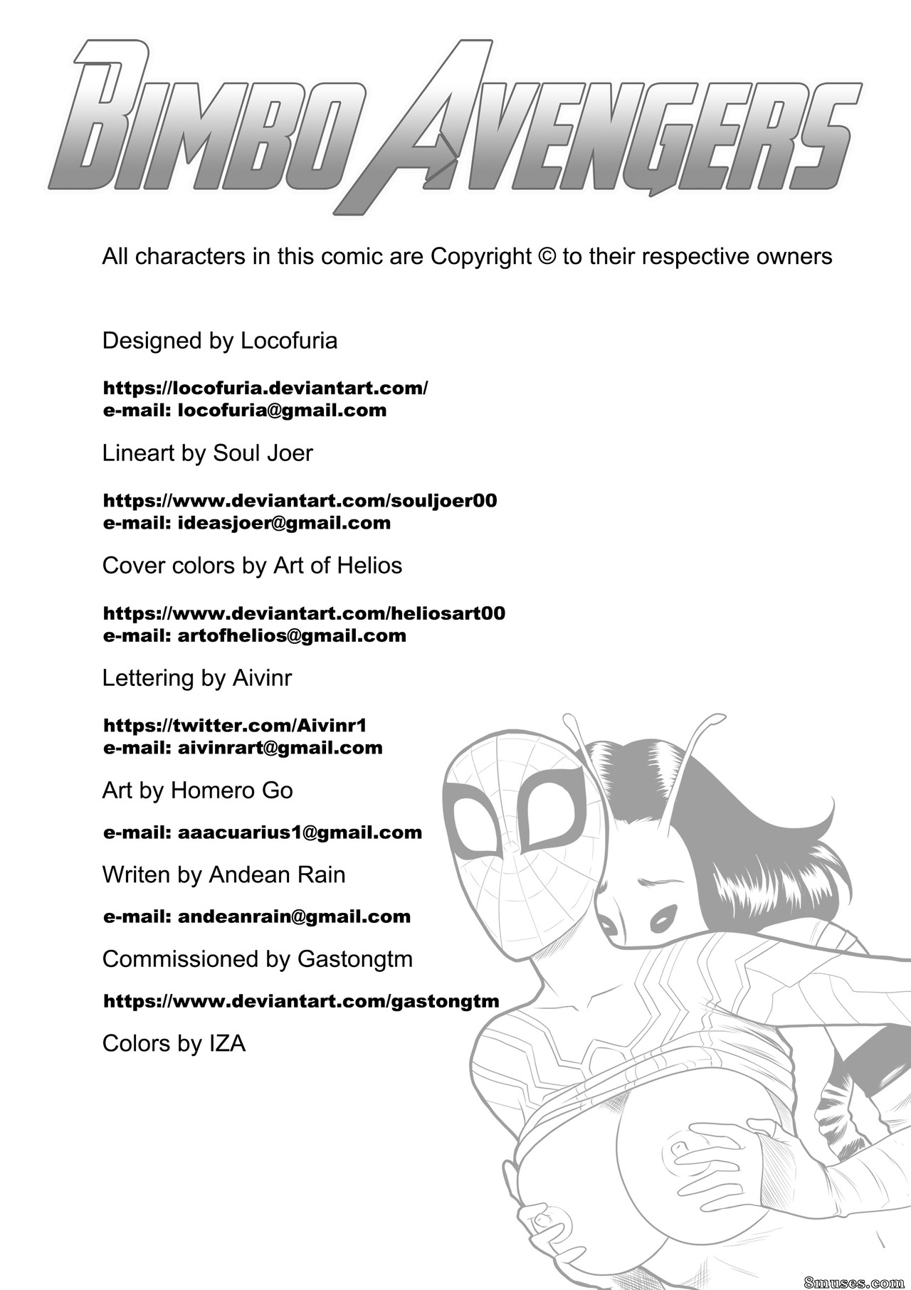 Locofuria Comics - Bimbo Avengers - Page 3
