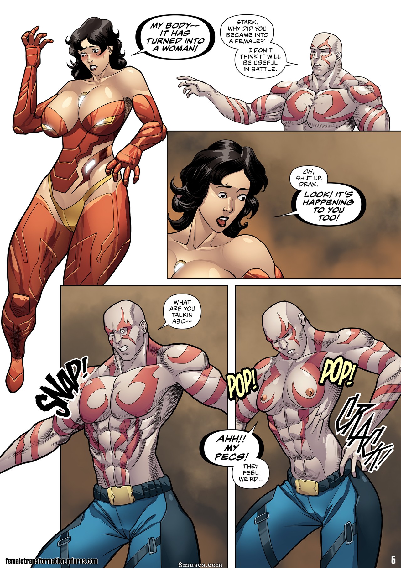 Page 8 | Locofuria-Comics/Bimbo-Avengers | 8muses - Sex Comics