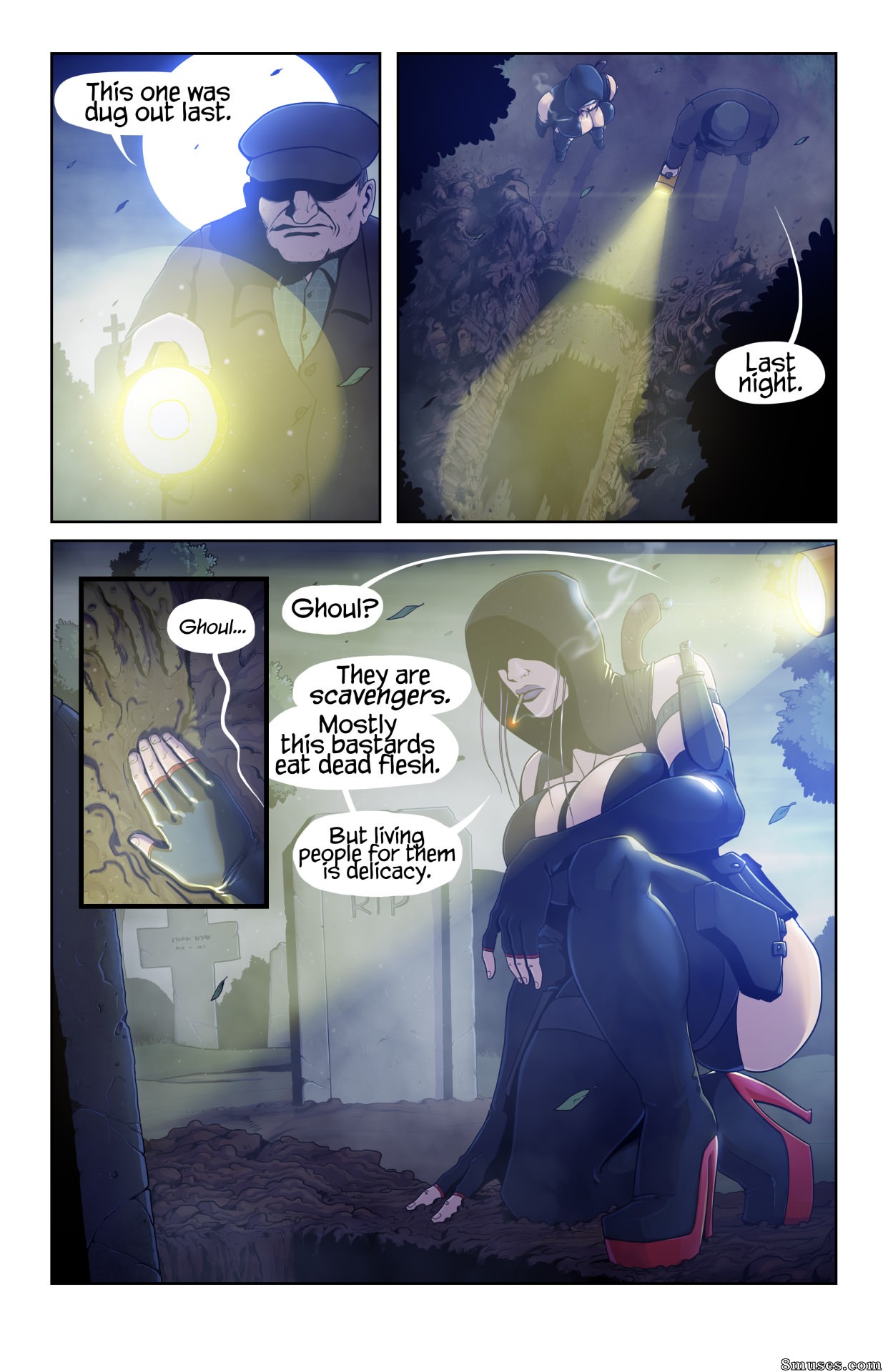 Page 4 | Various-Authors/DevilHS/Battle-Nun-Veronica-Cemetery-Nightmare |  8muses - Sex Comics