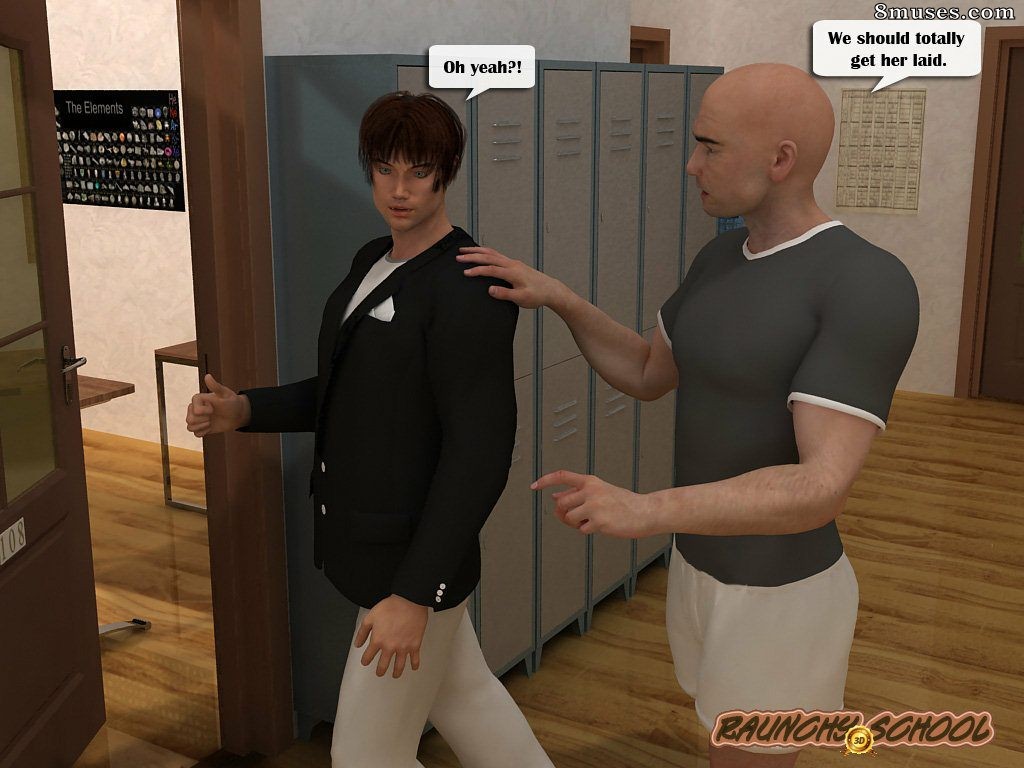 RaunchySchool3D Comics - Sex In College with Chemistry Teacher - Page 2