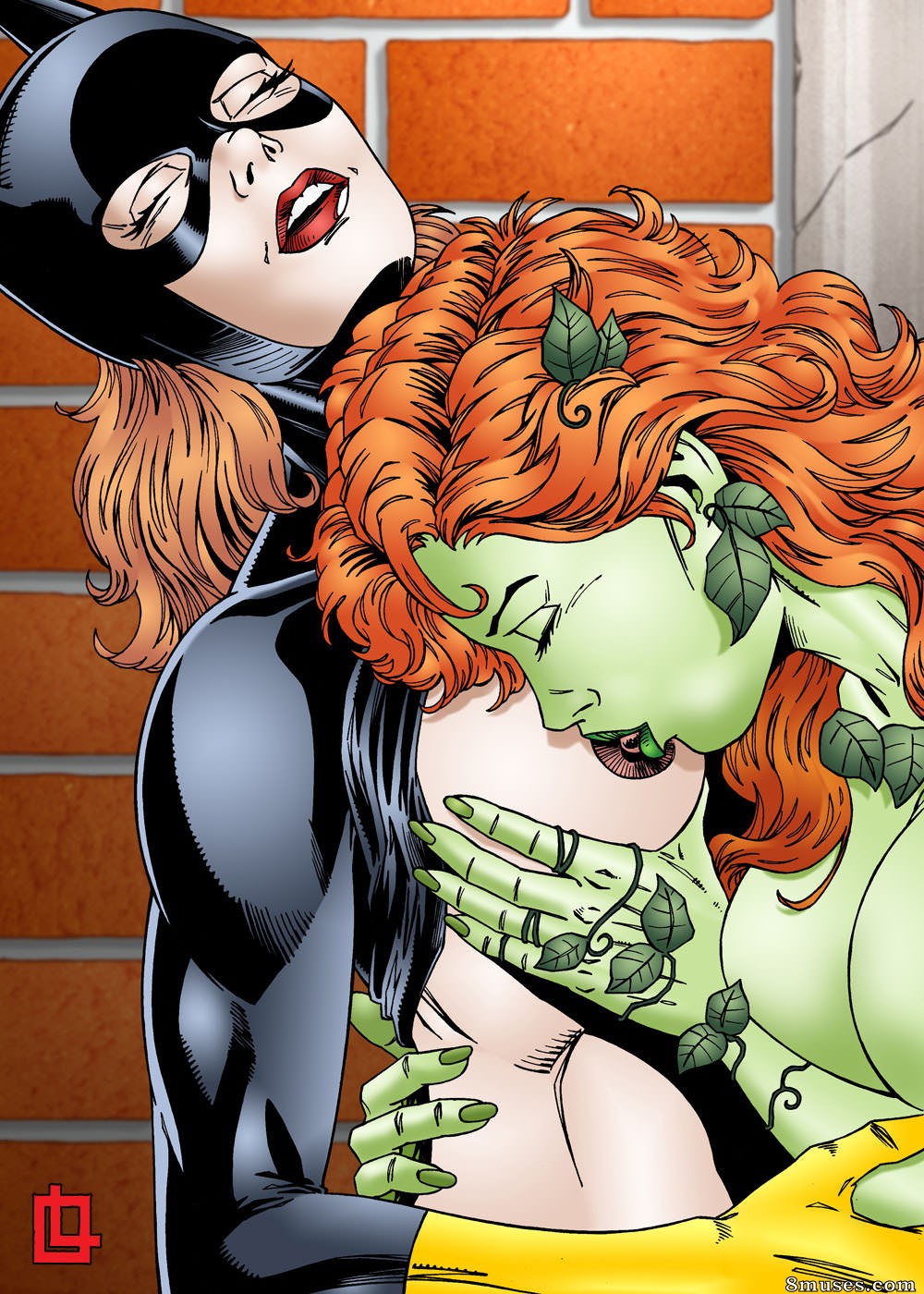 Art - Batgirl & Poison Ivy - Page 1