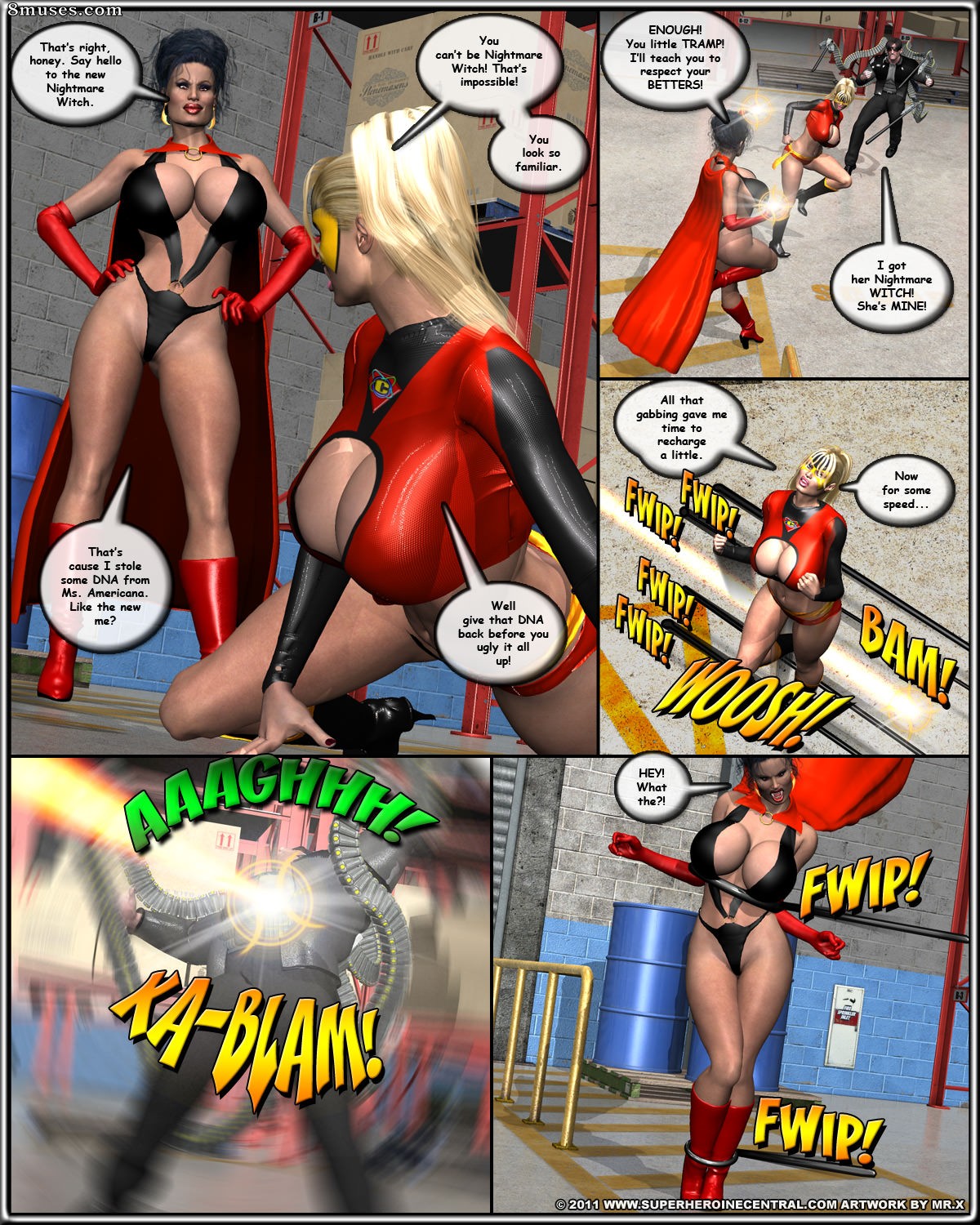 Superheroine Central Comics - Épreuves de l'Américaine - Page 12