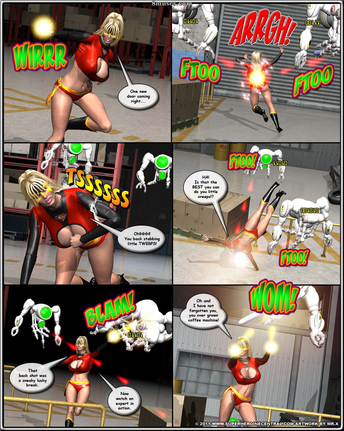 Superheroine Central Comics - Pruebas de Americana - Página 7