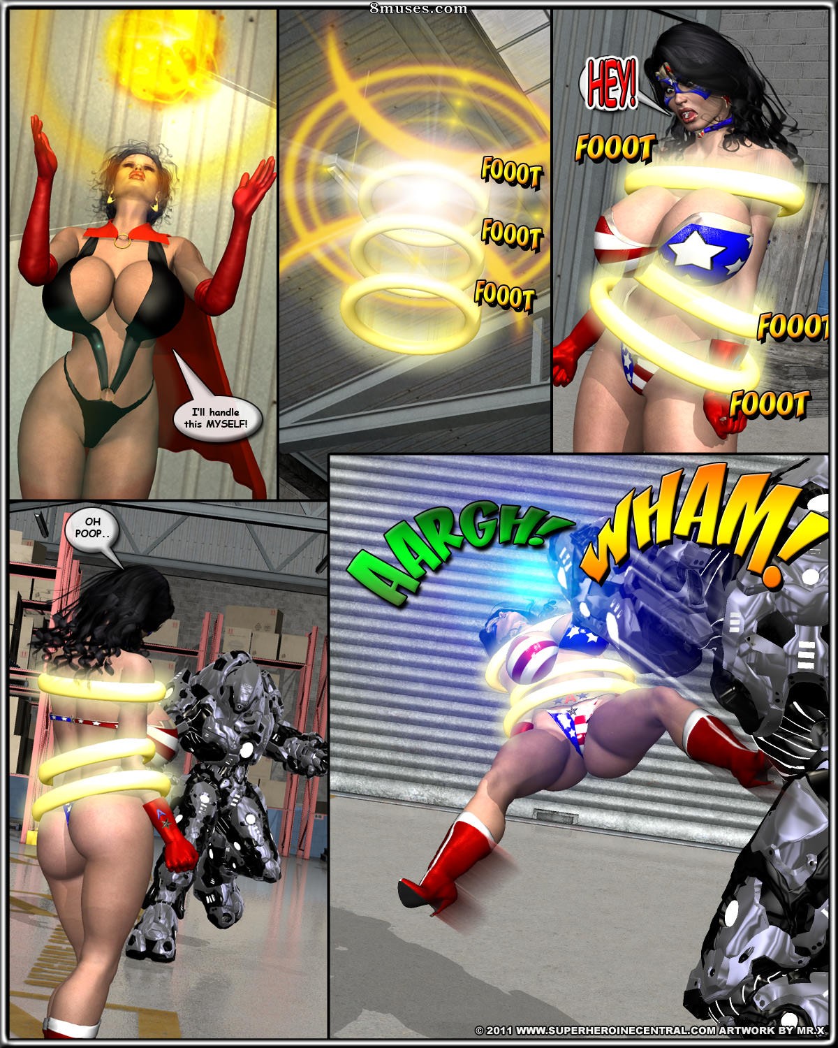 Superheroine Central Comics - Trials Of Americana - Page 23