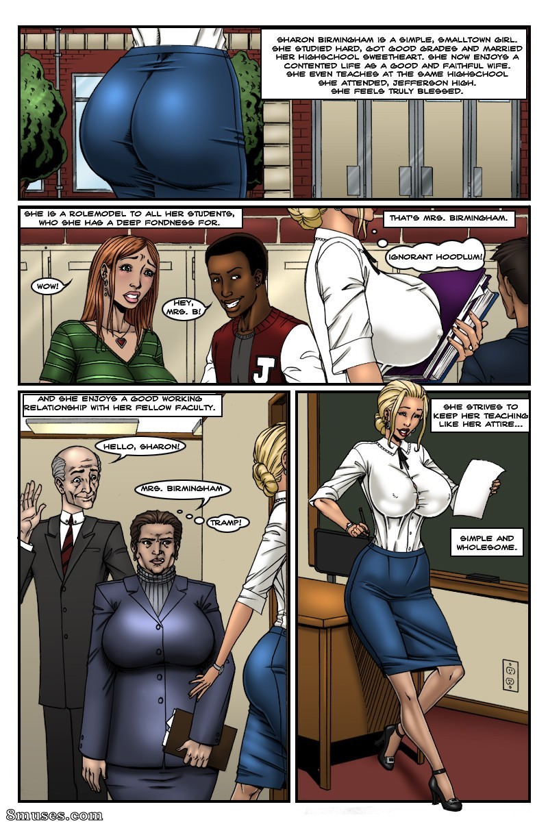 Page 1 | Deuce-Comics/Hard-Lesson-2 | 8muses - Sex Comics