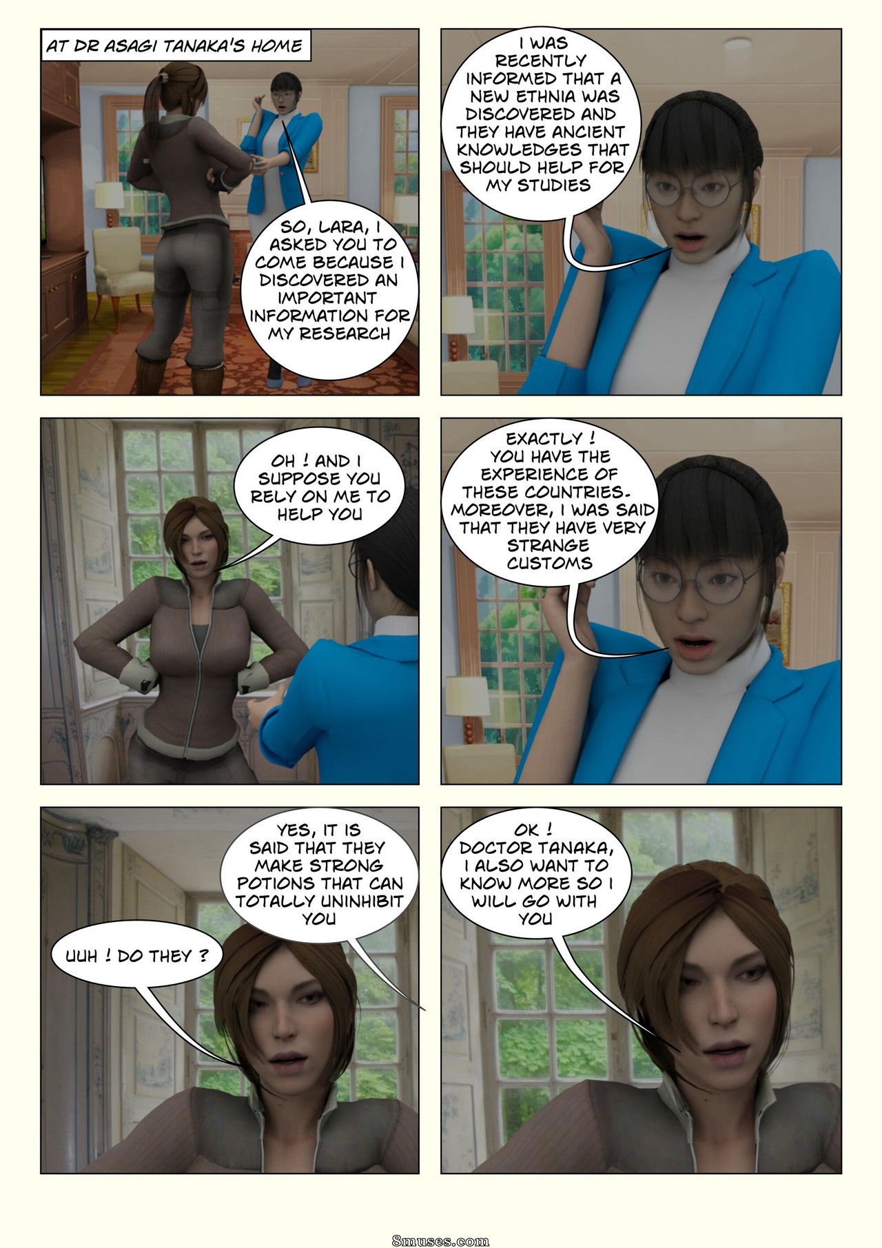 Page 3 | Renderotica-Comics/DOALiker/A-Lara-Croft-XXX-adventure | 8muses -  Sex Comics