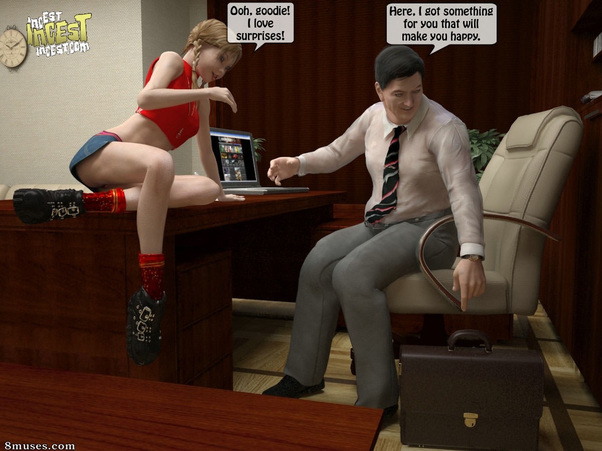 IncestIncestIncest.com Comics - Naughty Granddaughter Plays with Grandpa - Page 9