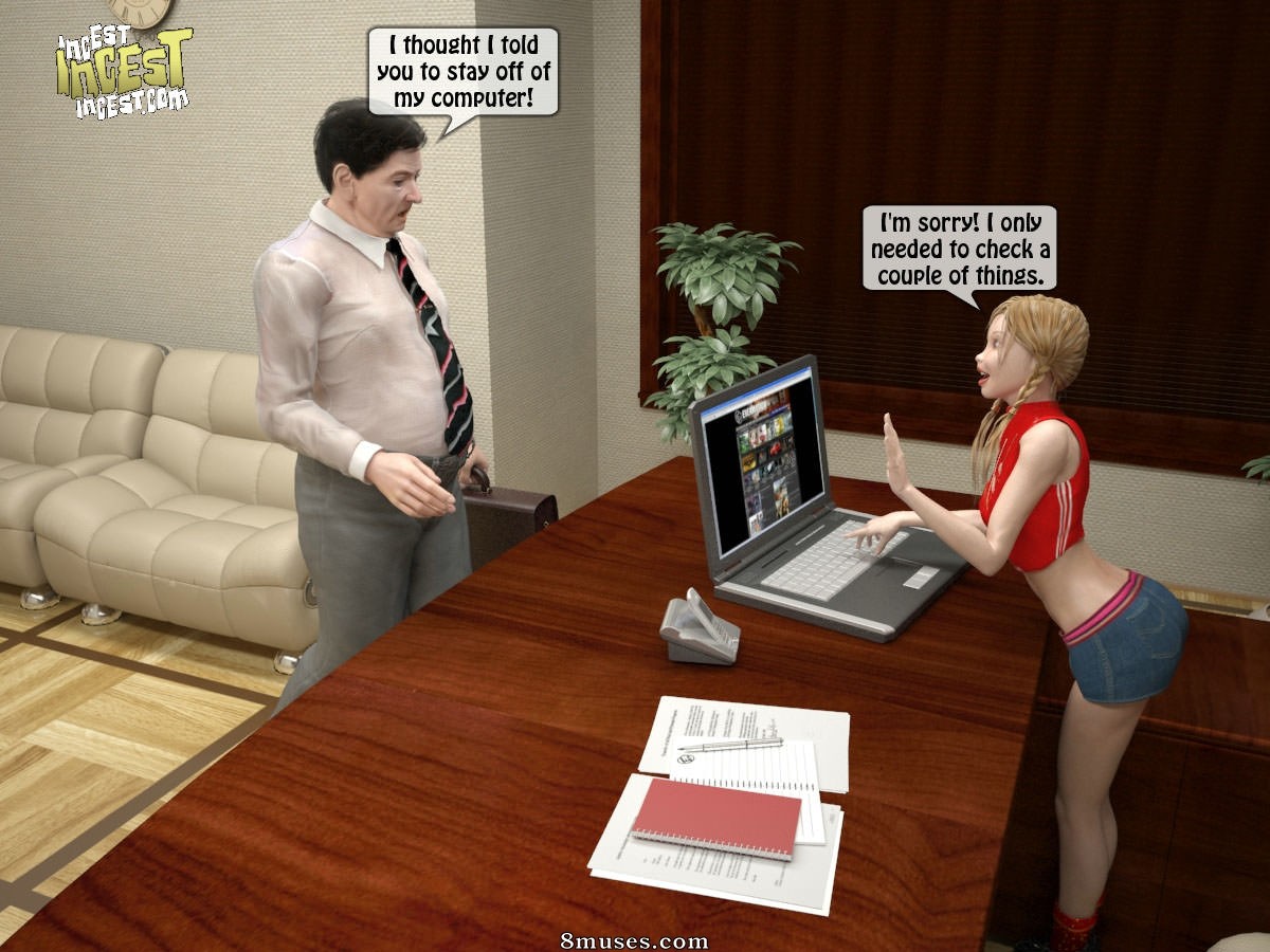 IncestIncestIncest.com Comics - Naughty Granddaughter Plays with Grandpa - Page 2