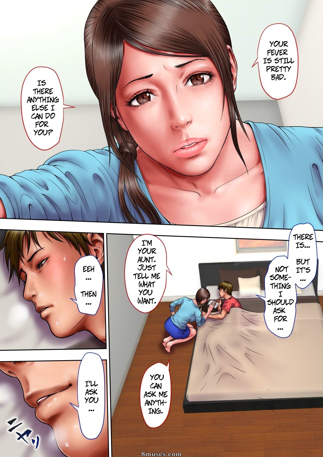 MILF Shobou - Tricher avec ma tante sexy - Akogare no Oba o Netoru - Page 1